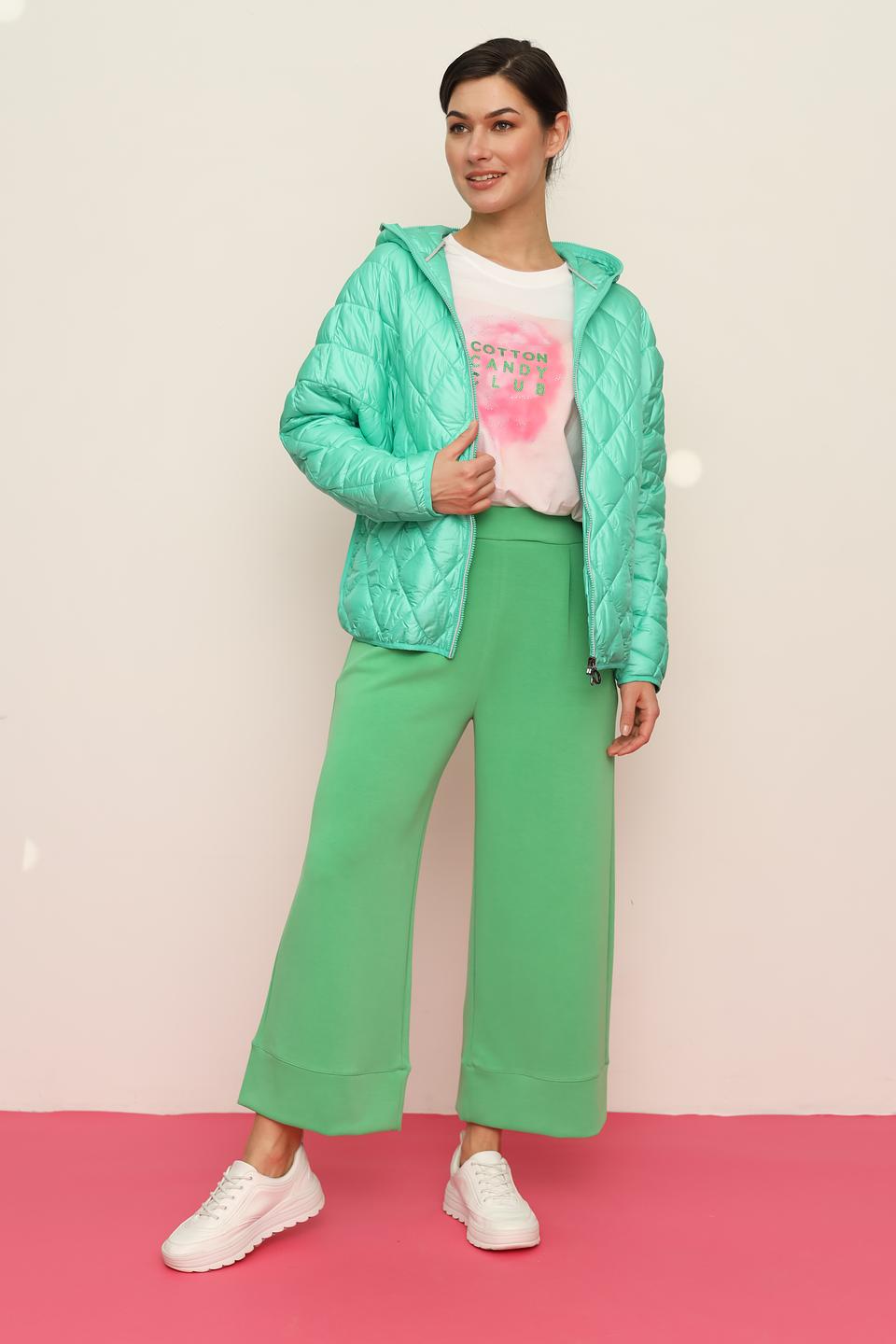 Брюки палаццо Rich and Royal зелёные