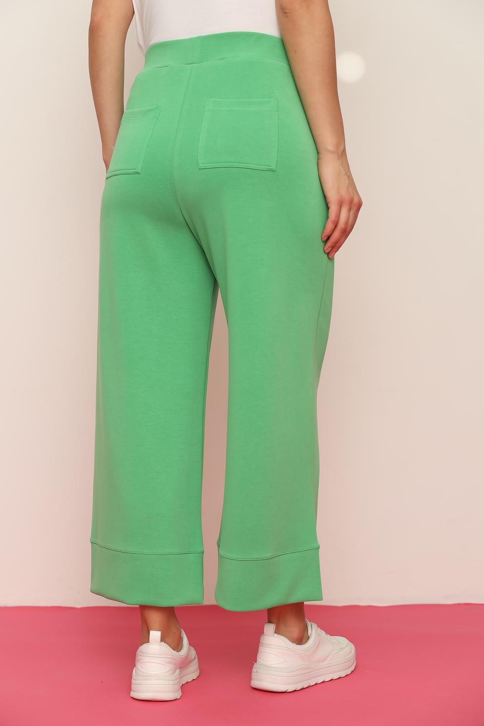 Брюки палаццо Rich and Royal зелёные