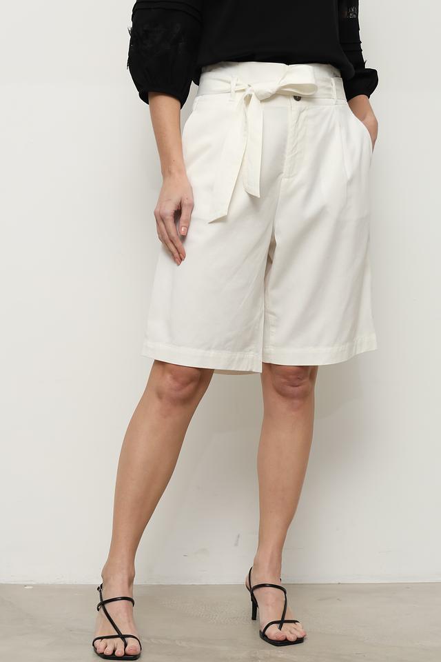 Шорты Catnoir с поясом белые