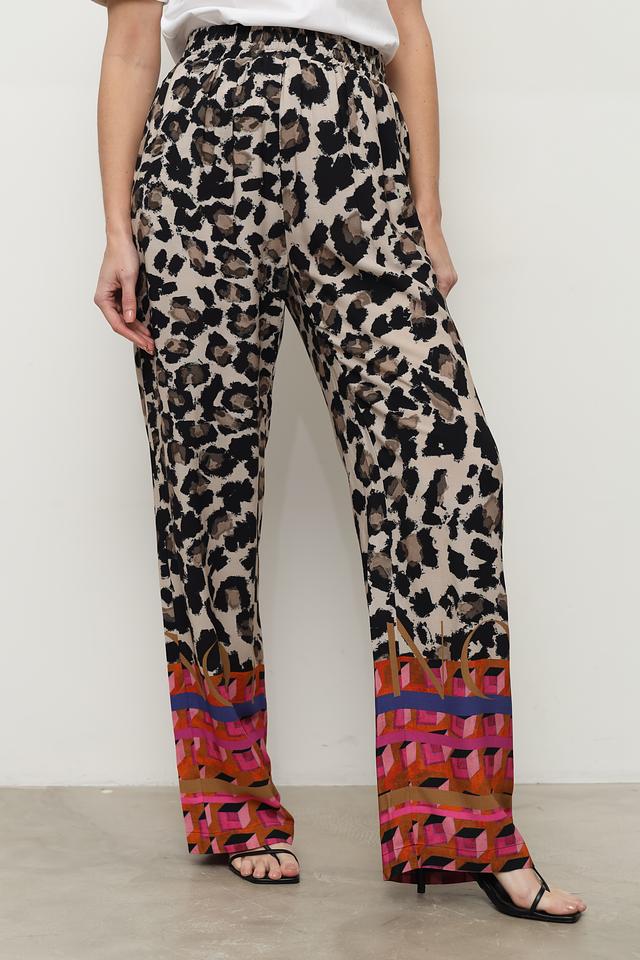 Брюки Catnoir с леопардовым принтом