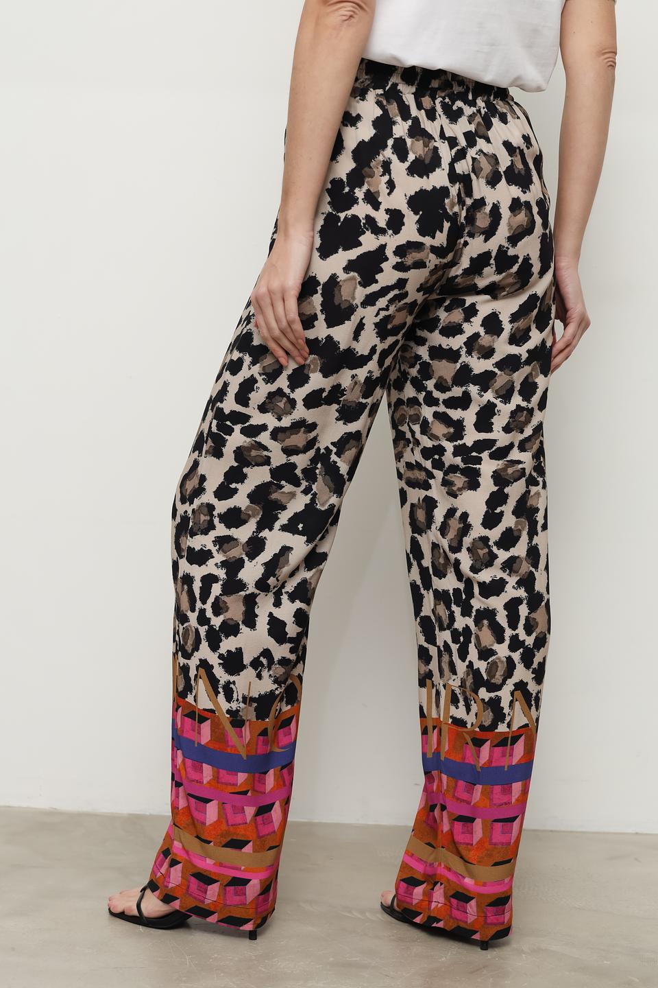 Брюки Catnoir с леопардовым принтом