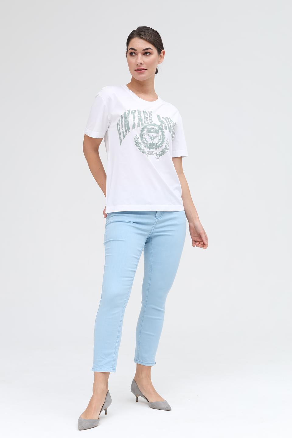 Джинсы скинни Broadway голубые