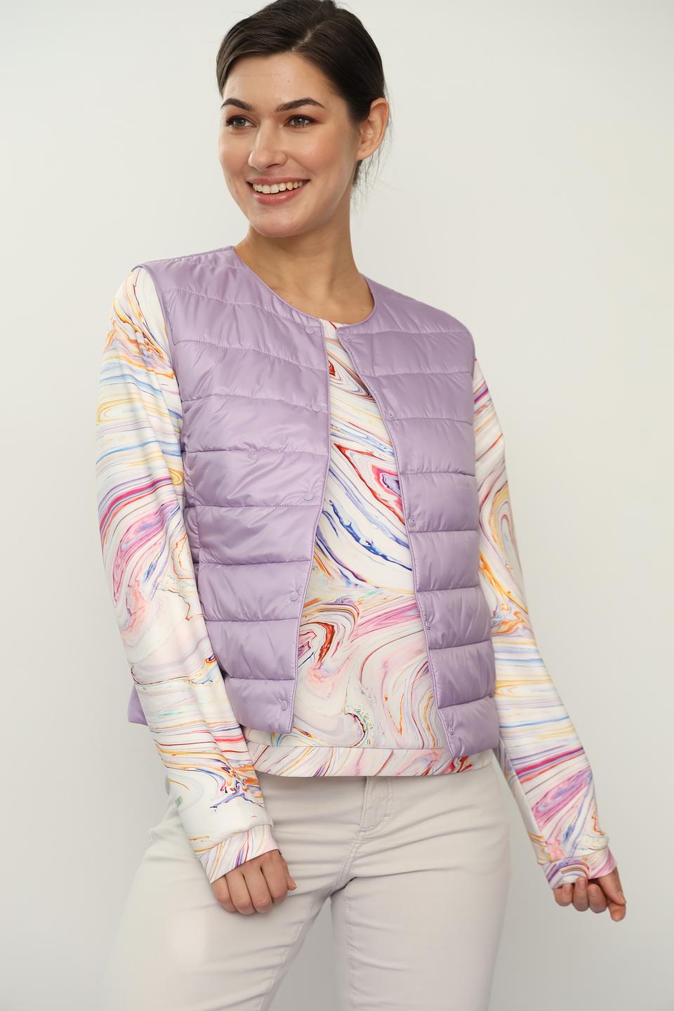 Жилет Gerry Weber стеганый лавандовый