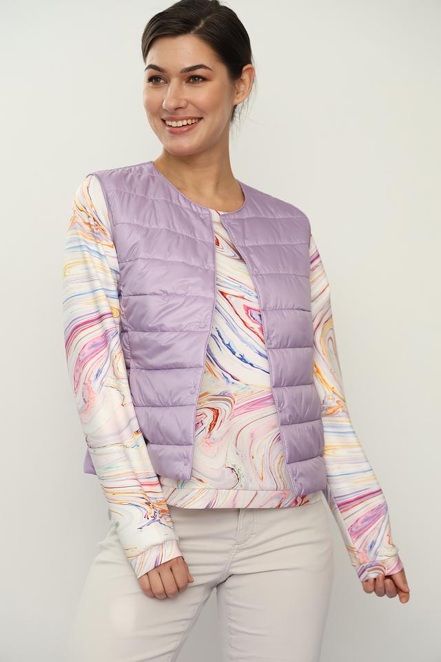 Жилет Gerry Weber стеганый лавандовый