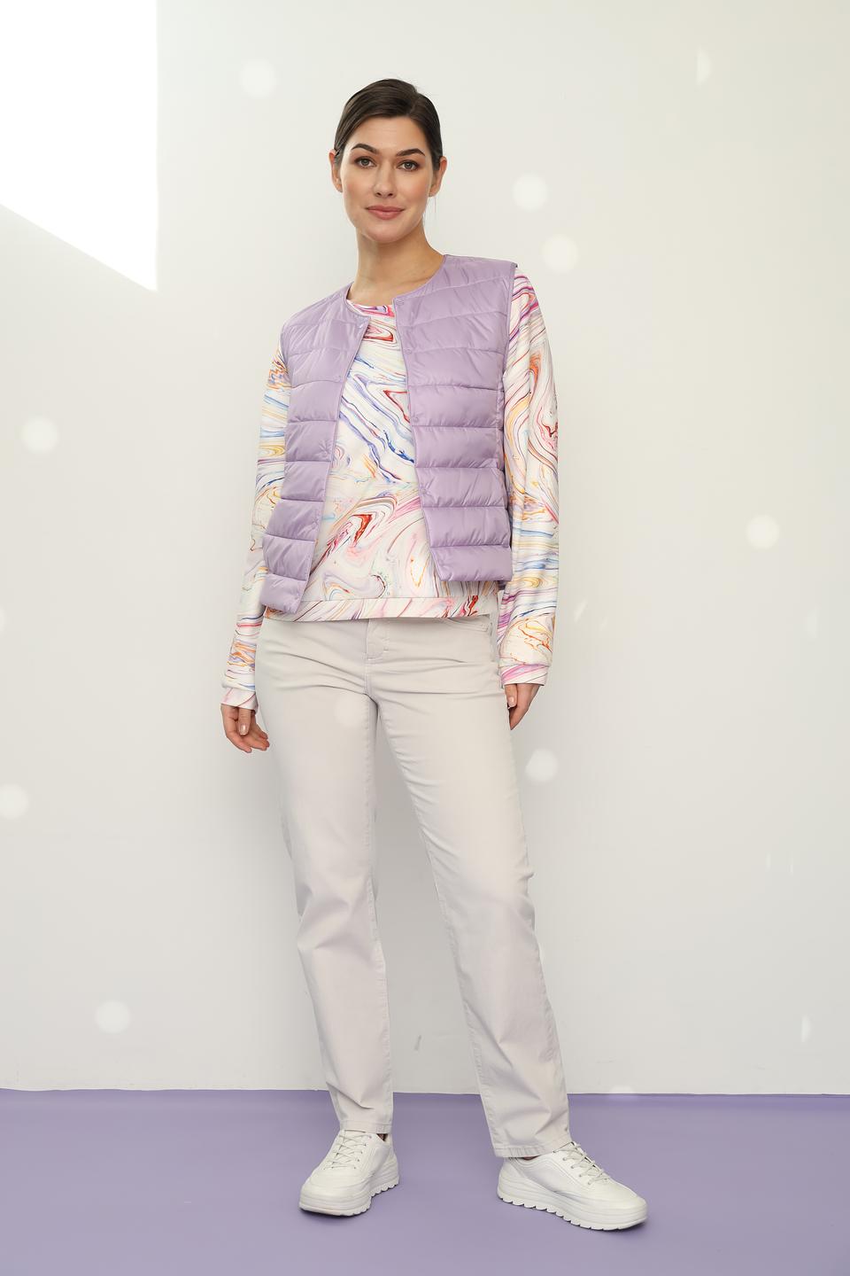 Жилет Gerry Weber стеганый лавандовый