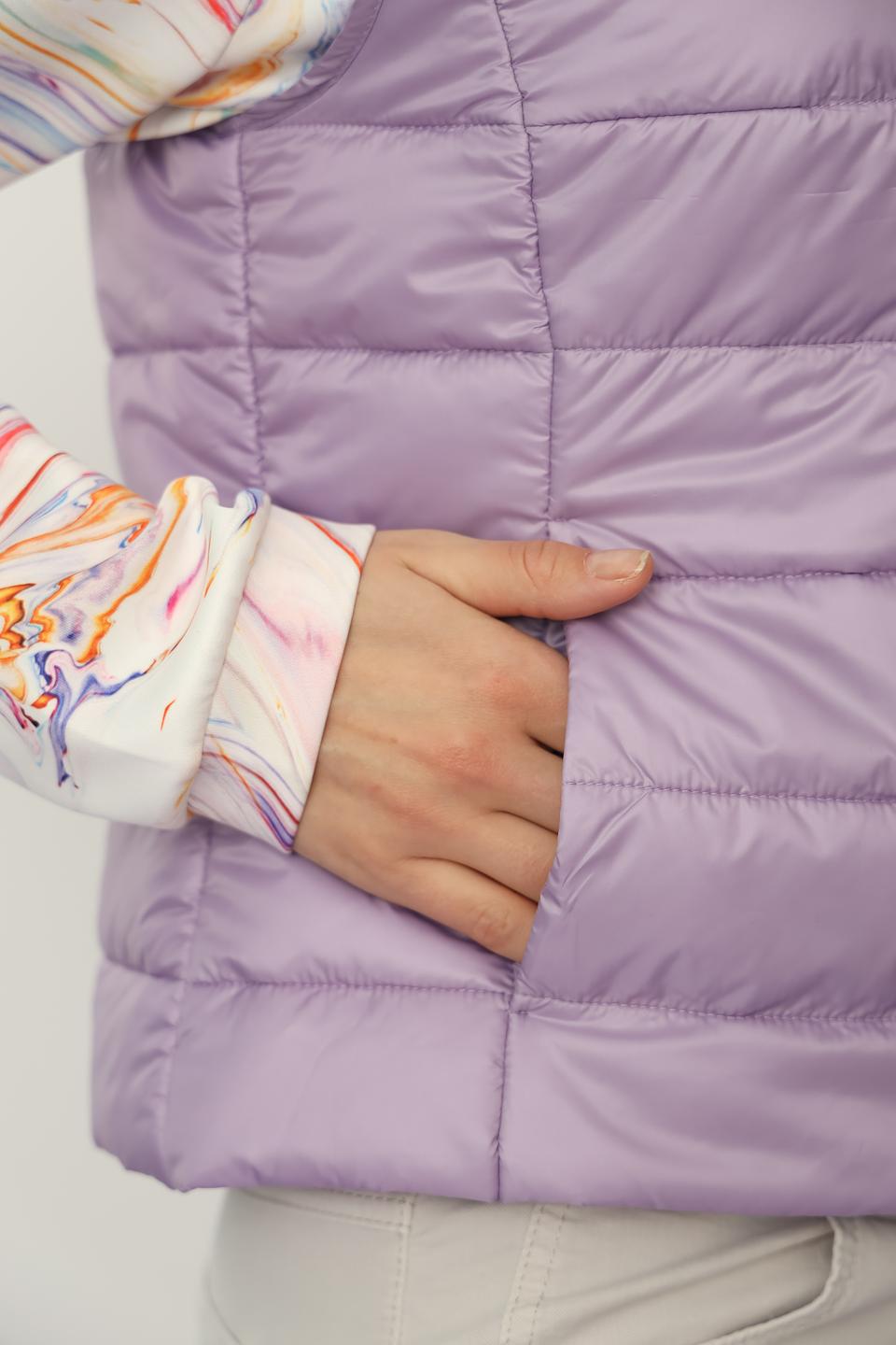 Жилет Gerry Weber стеганый лавандовый