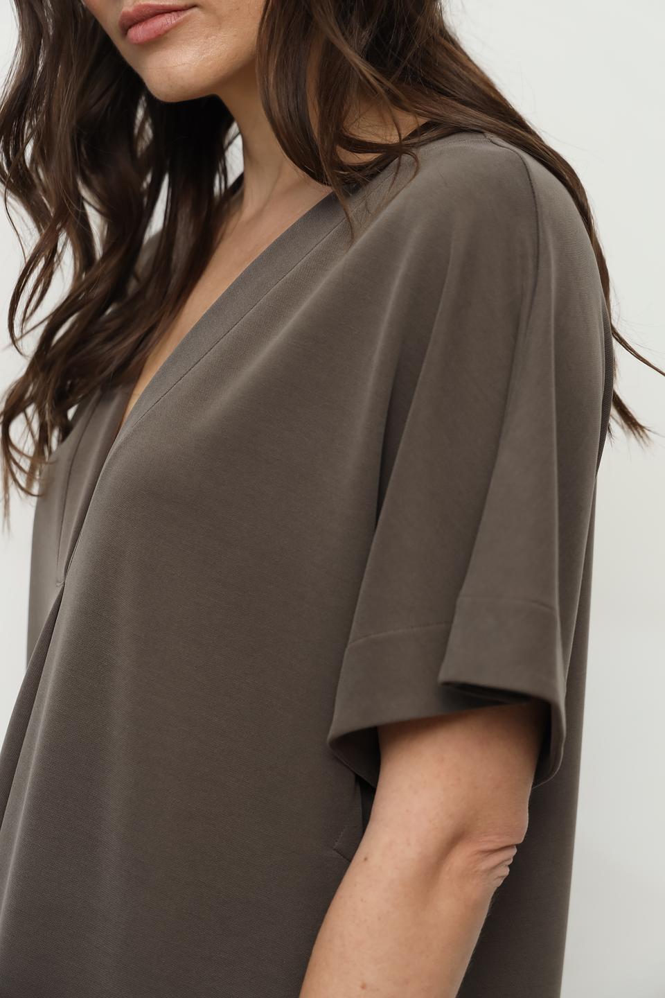 Платье Cinque модал серое