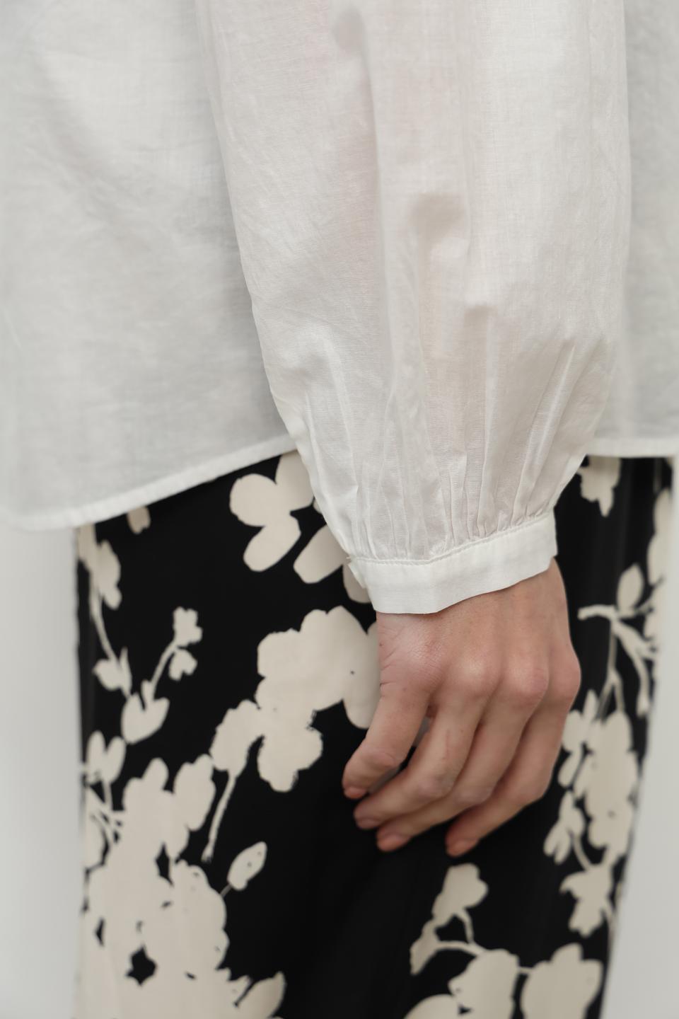 Блуза Taifun женская белая с рукавами-фонариками