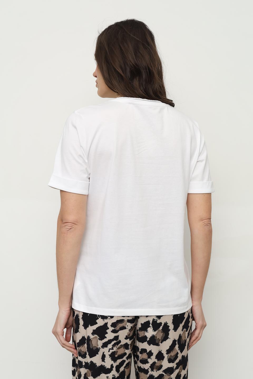 Футболка Taifun с карманом белая