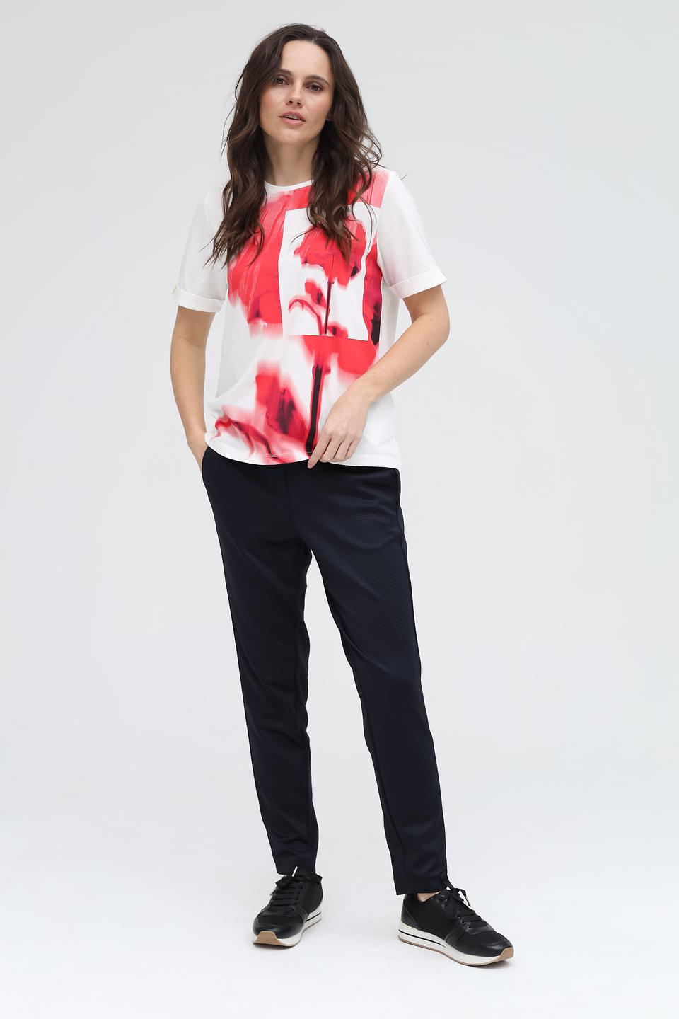 Футболка Taifun с цветочным принтом