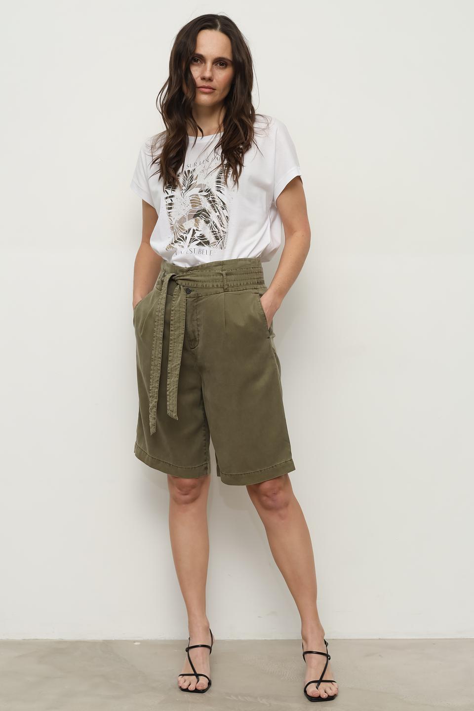 Футболка Catnoir с принтом белая