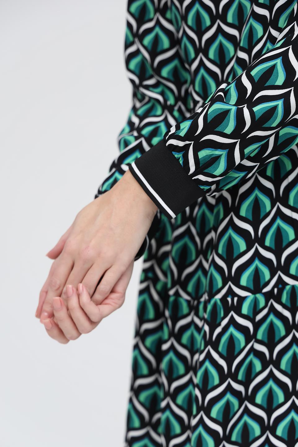 Платье Via Appia с геометрическим принтом