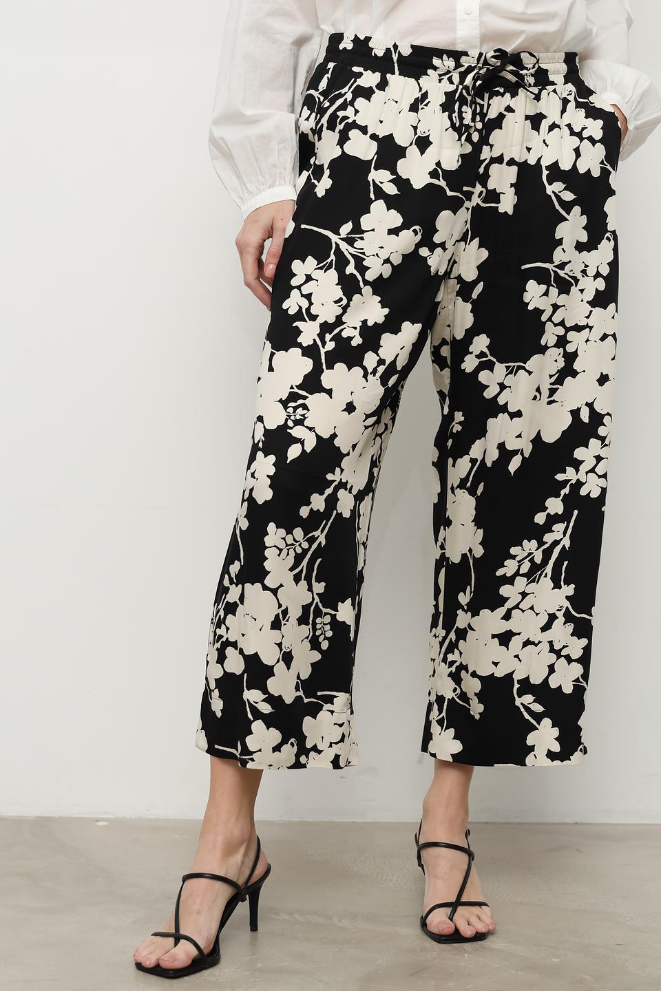 Брюки Taifun с цветочным принтом