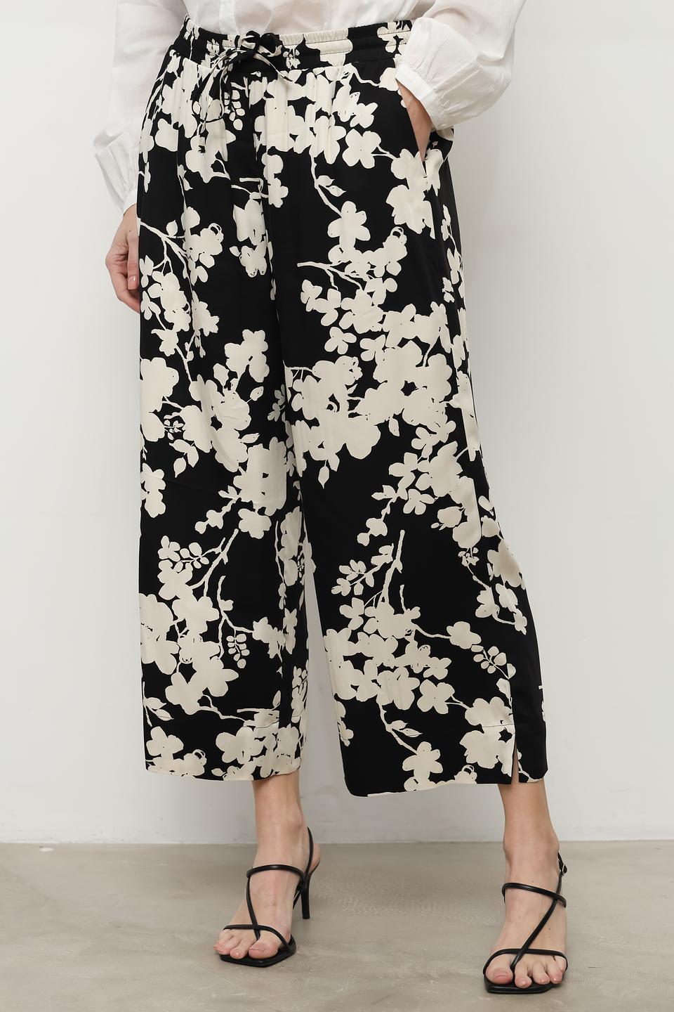 Брюки Taifun с цветочным принтом
