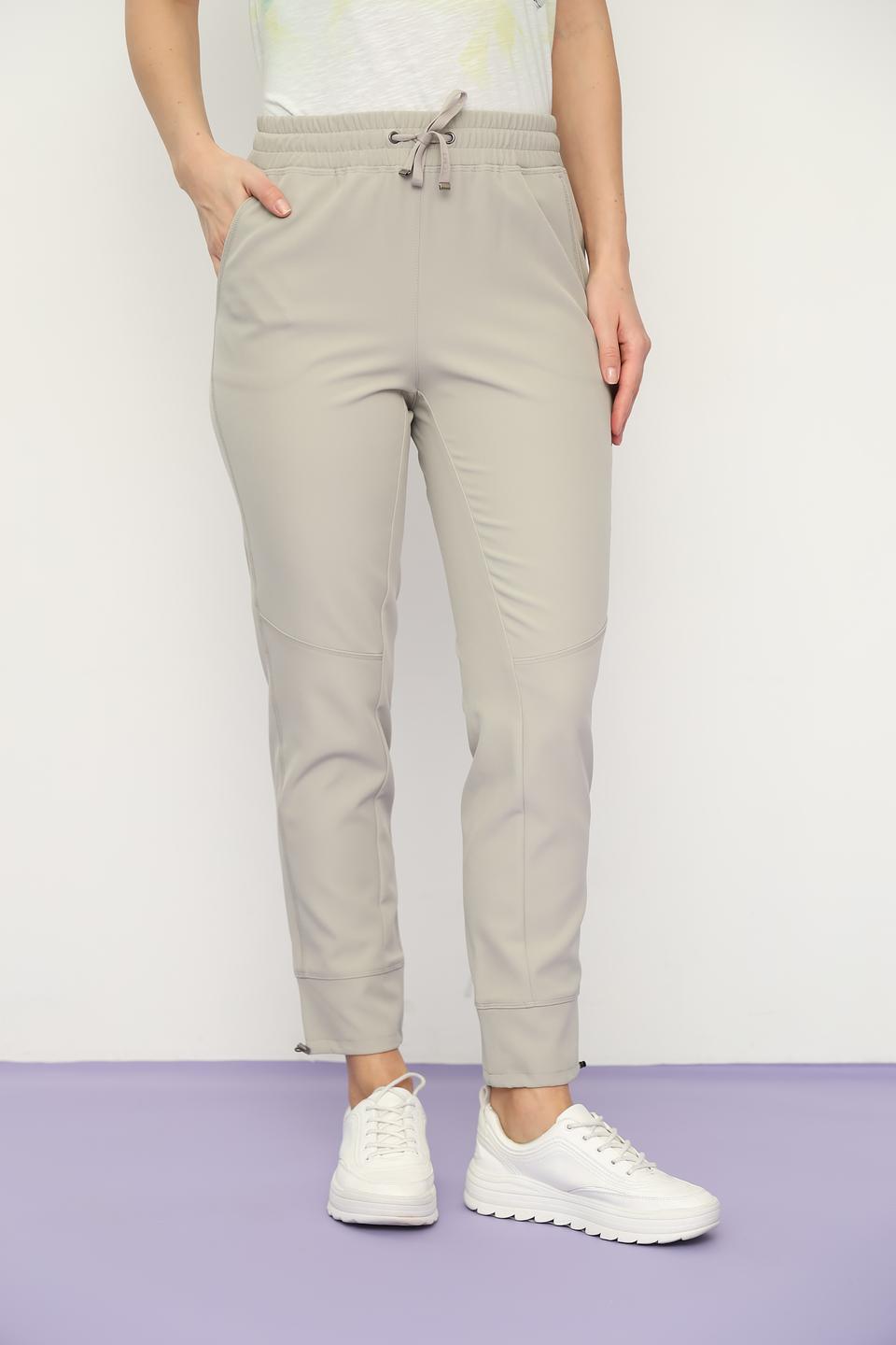 Брюки Lecomte серые приталенные