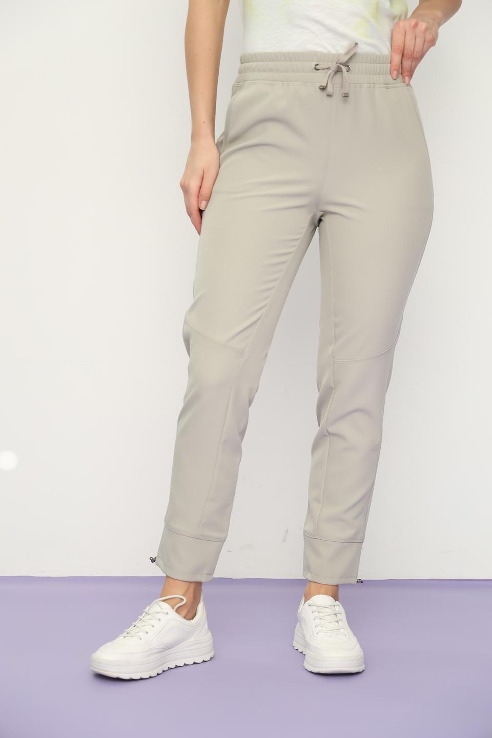 Брюки Lecomte серые приталенные