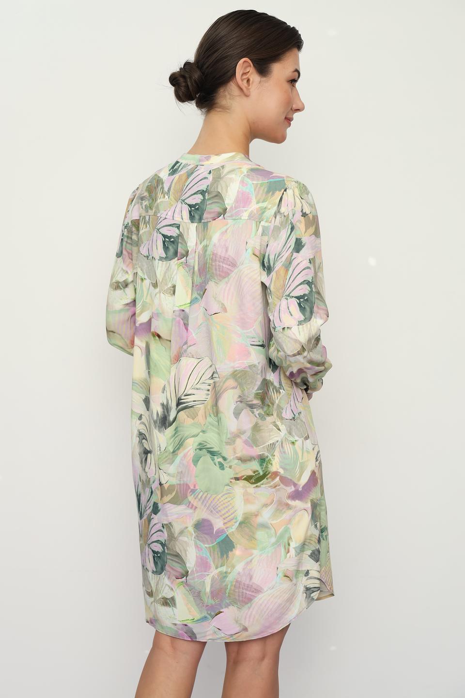 Платье Lecomte с цветочным принтом