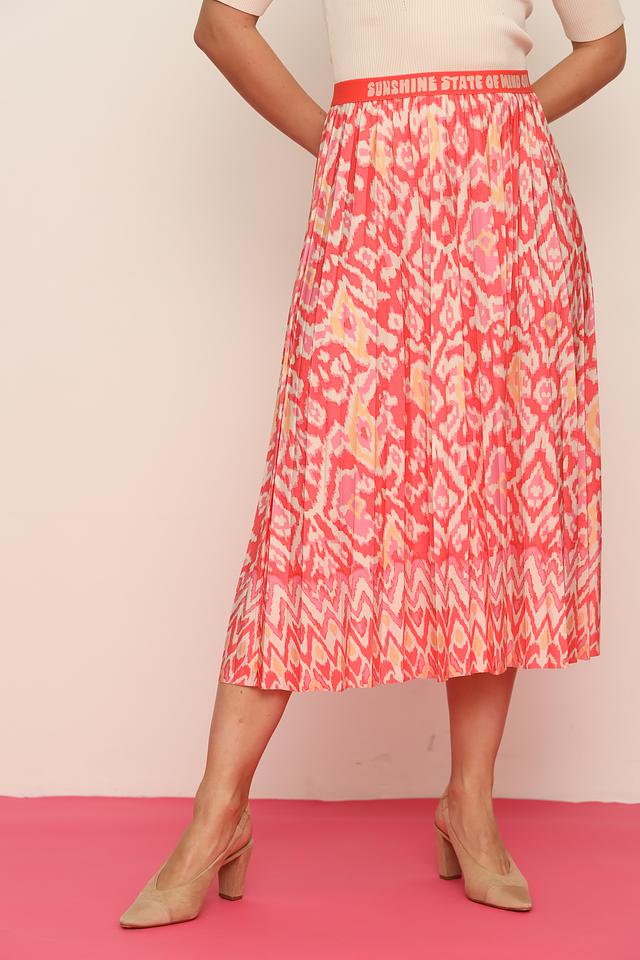 Юбка Oui плиссированная с узором