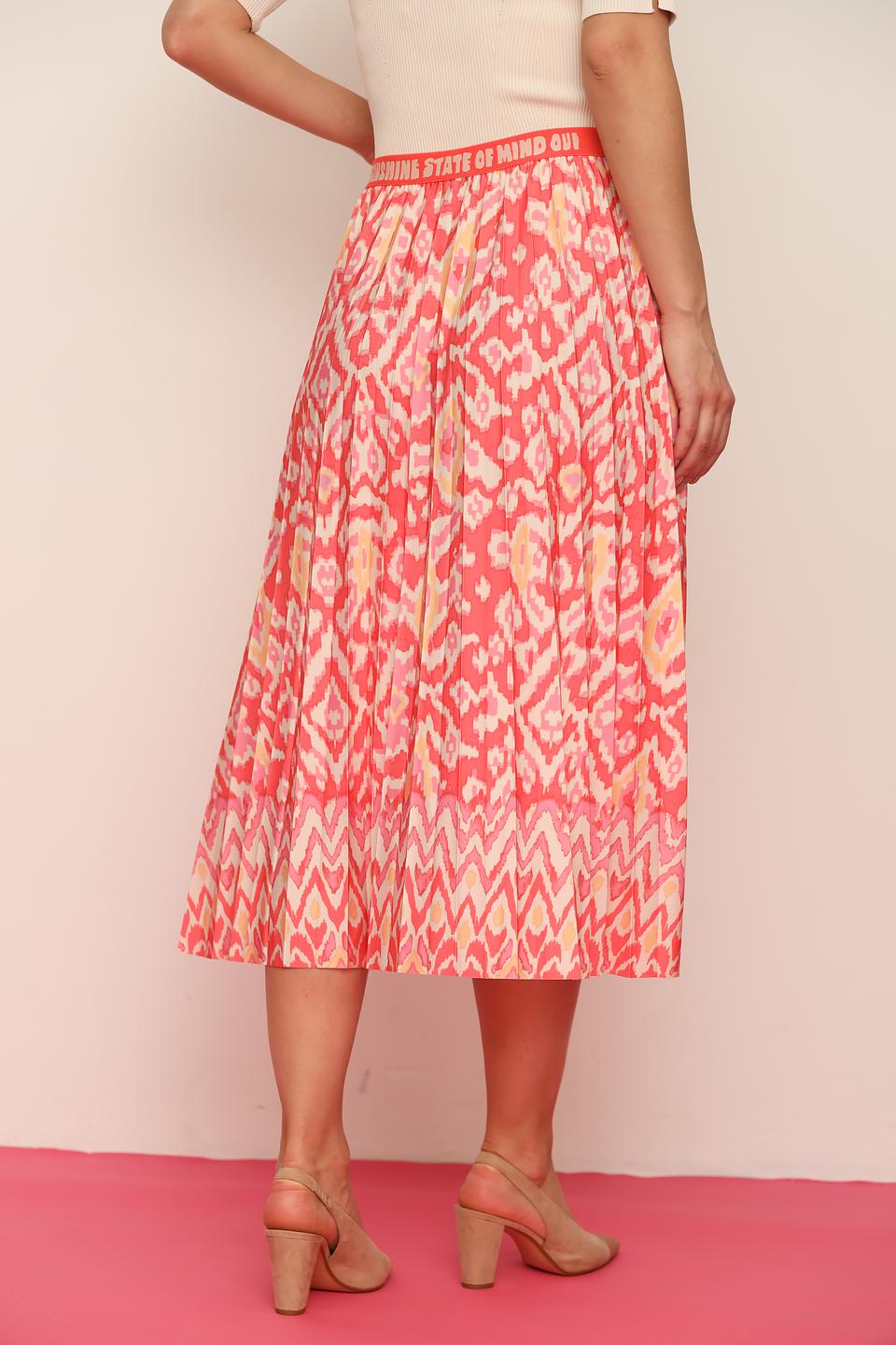 Юбка Oui плиссированная с узором