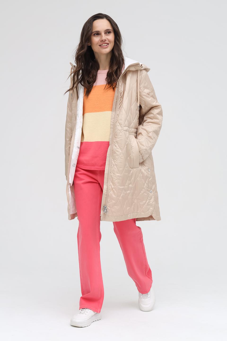 Пальто Gerry Weber стеганое бежевое