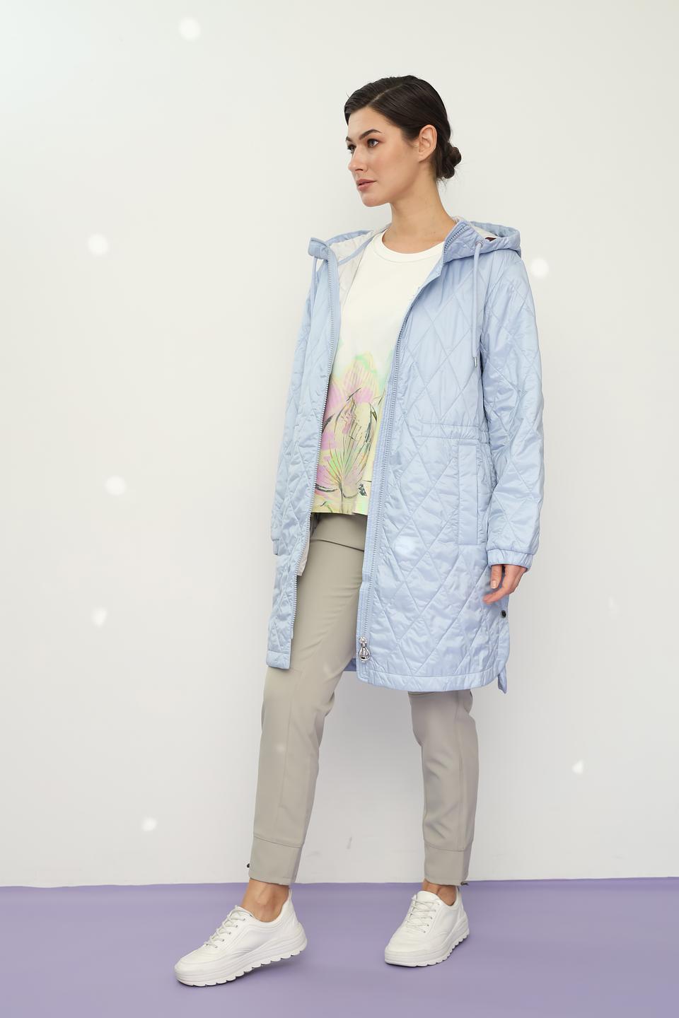 Пальто Gerry Weber стеганое голубое