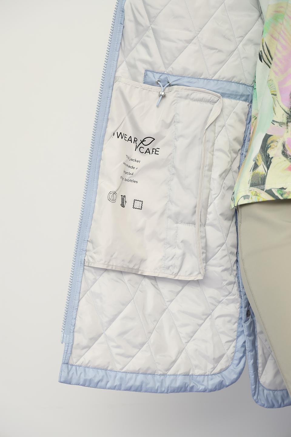 Пальто Gerry Weber стеганое голубое