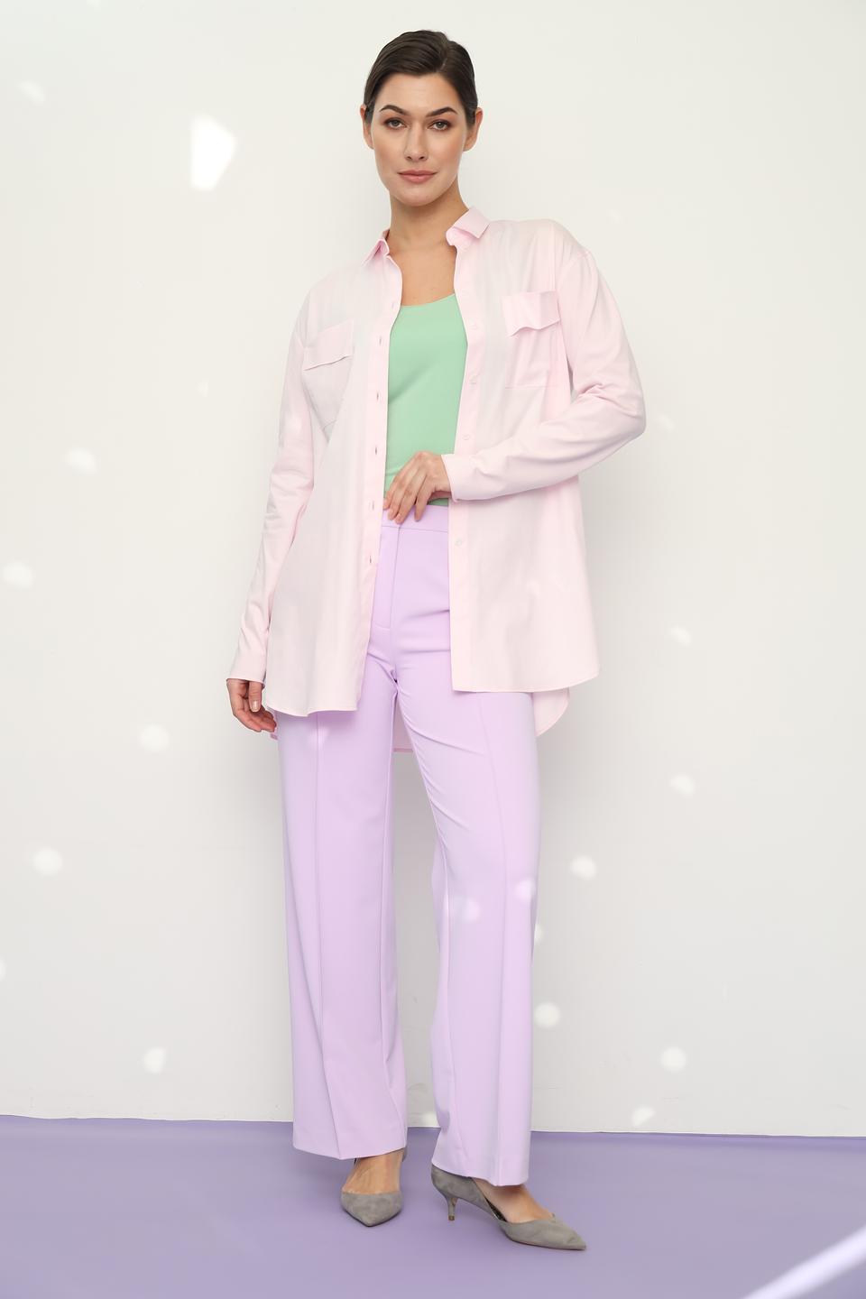 Брюки Lecomte классические лавандовые