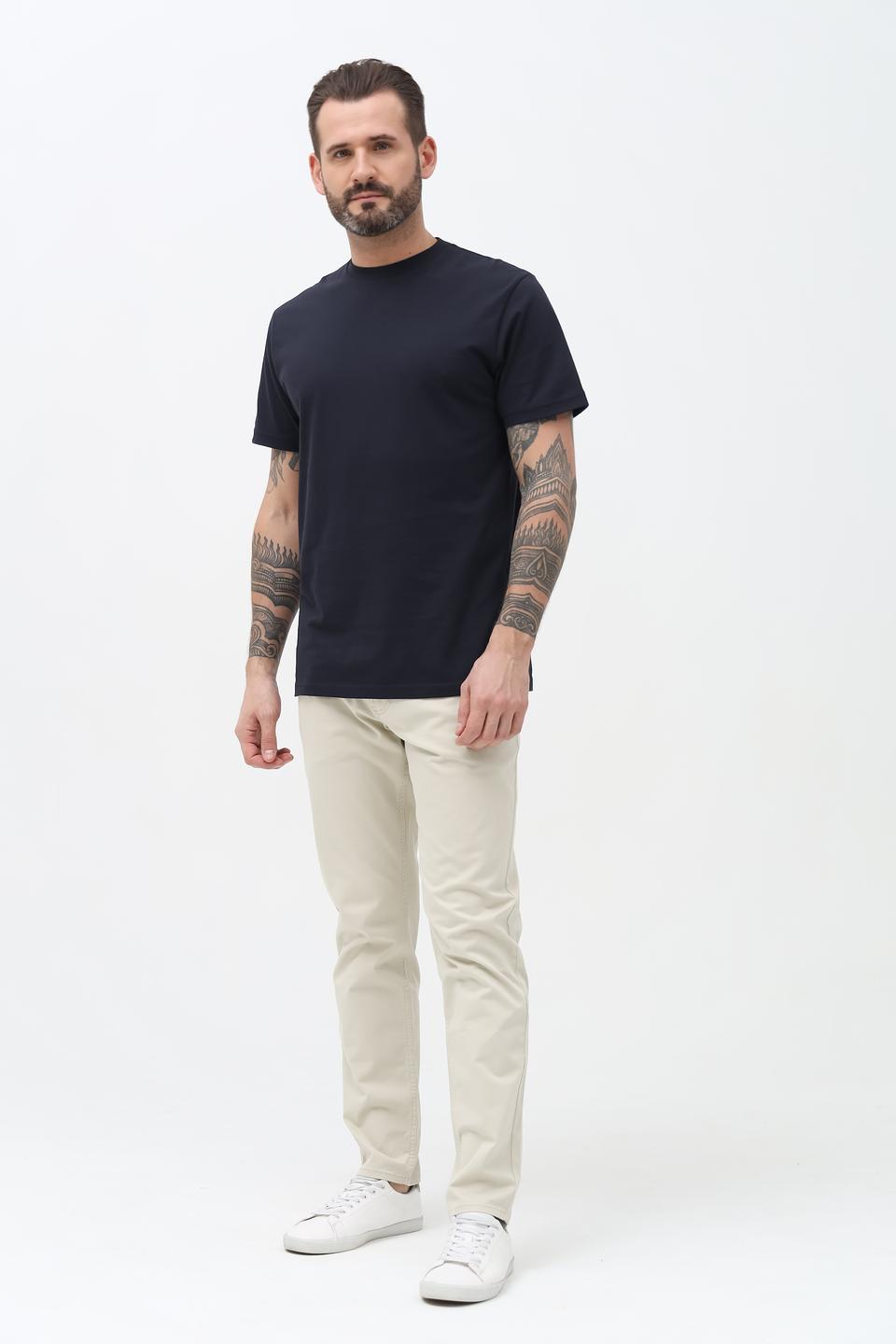 Брюки Hattric Slim Fit бежевые