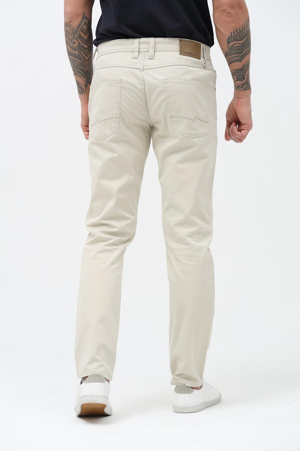 Брюки Hattric Slim Fit бежевые