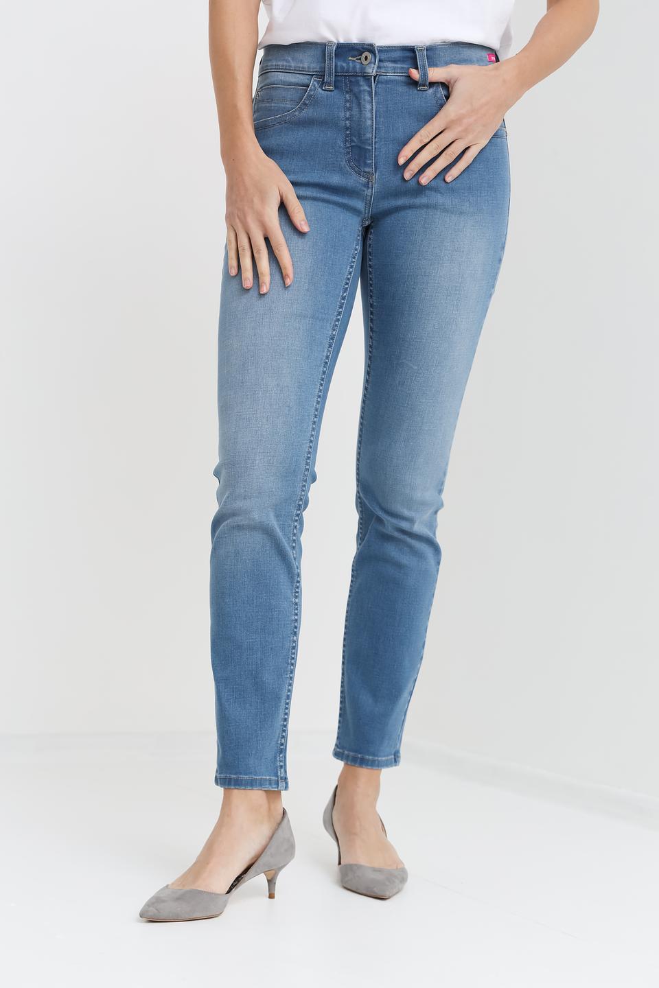 Джинсы Pezzo голубые Slim Fit