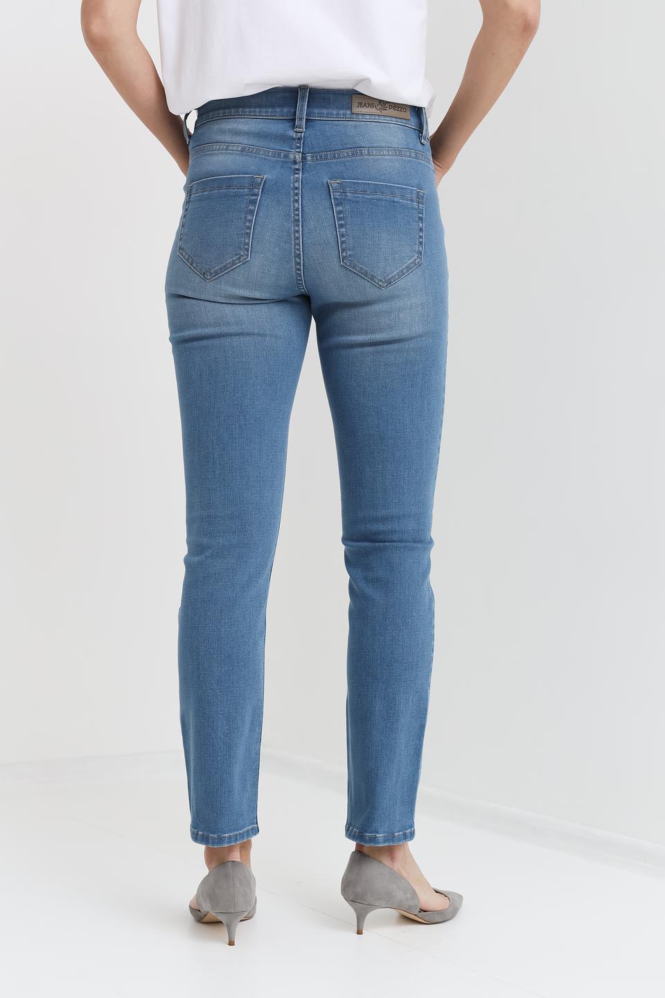 Джинсы Pezzo голубые Slim Fit