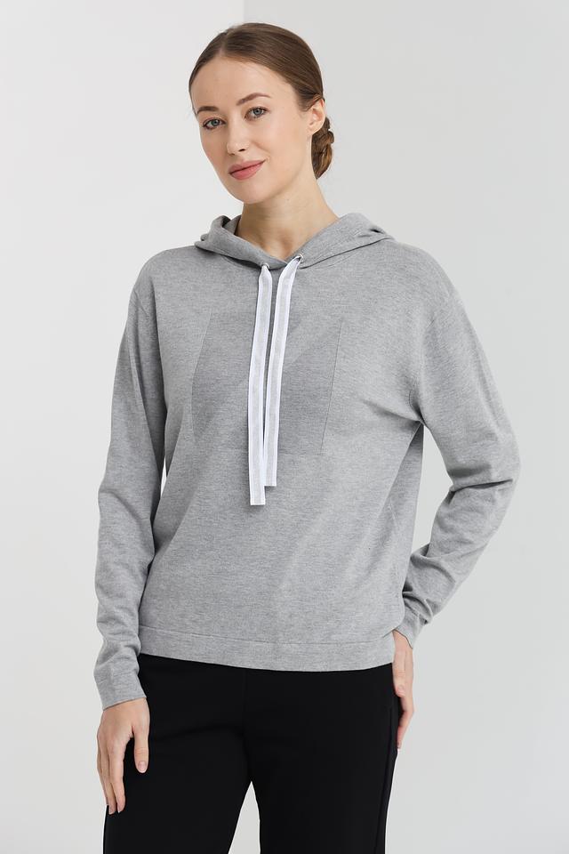 Толстовка Pezzo серая с капюшоном