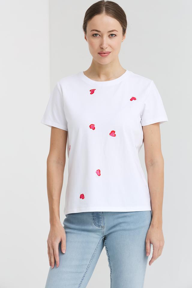 Футболка Pezzo с сердцами