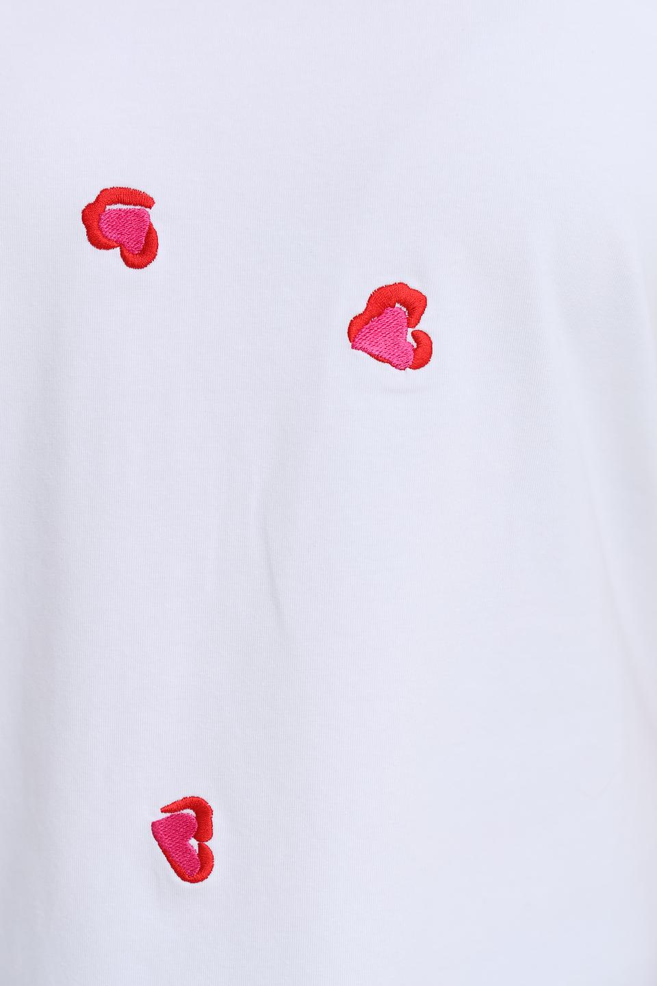 Футболка Pezzo с сердцами