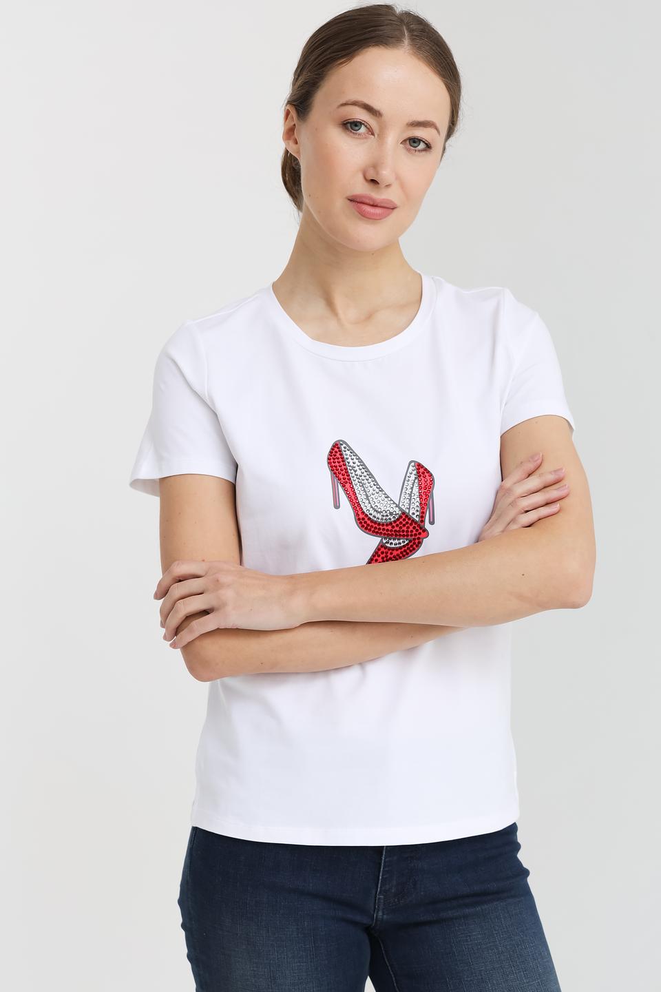 Футболка Pezzo с принтом туфель