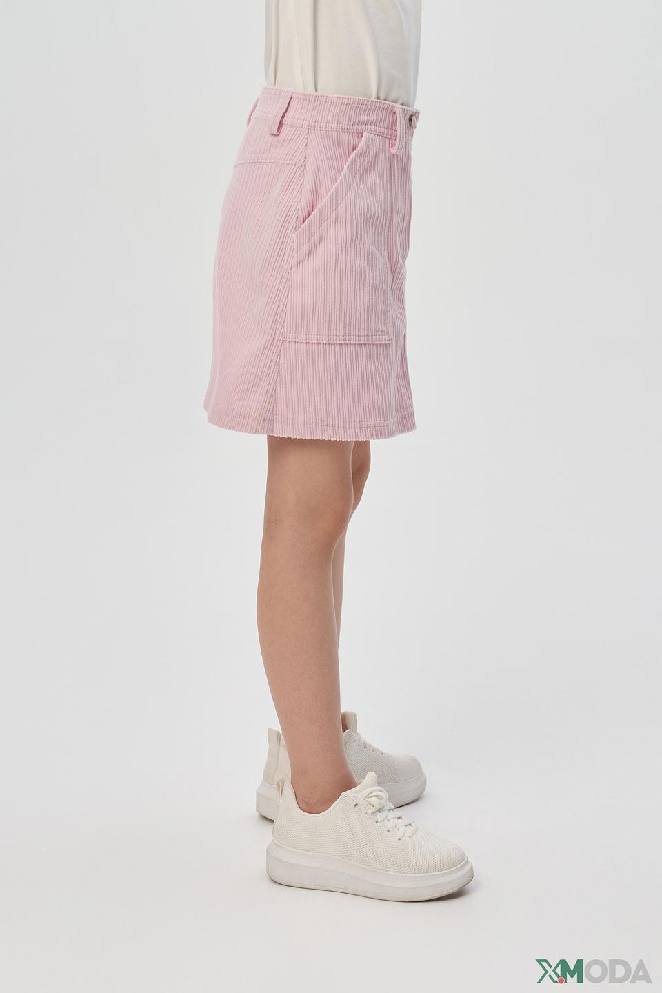 Юбка Choupette вельветовая розовая