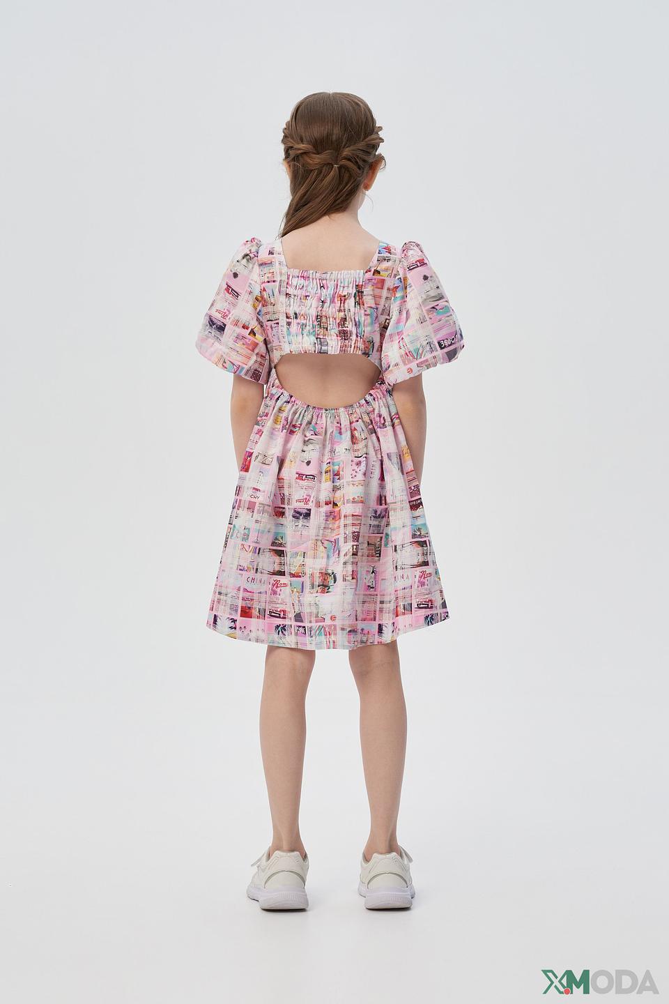 Платье Choupette с принтом открытая спина