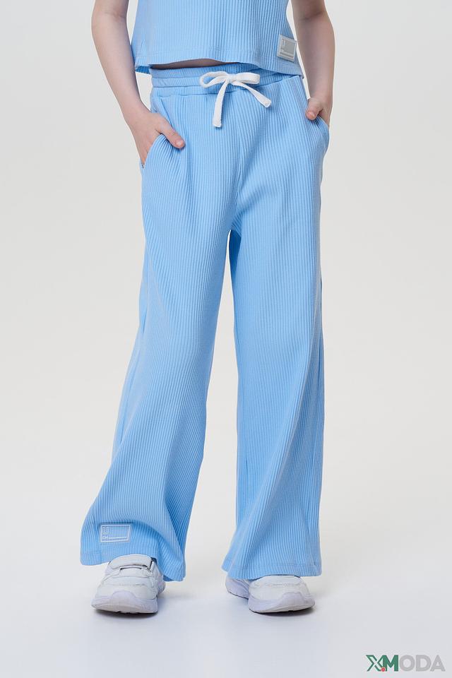Брюки Choupette голубые в рубчик