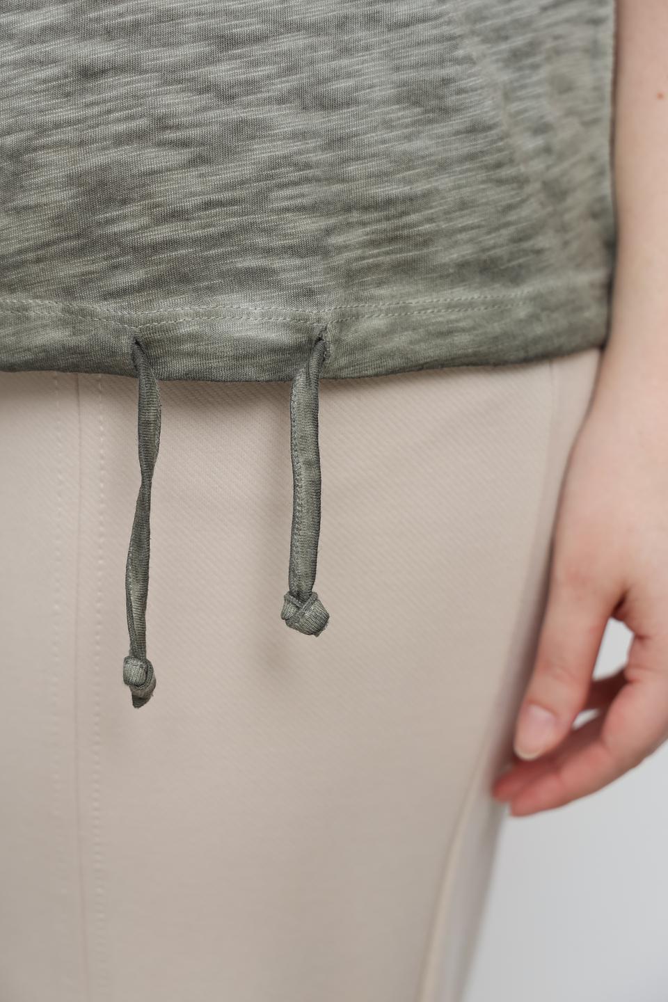 Футболка Via Appia с принтом хаки