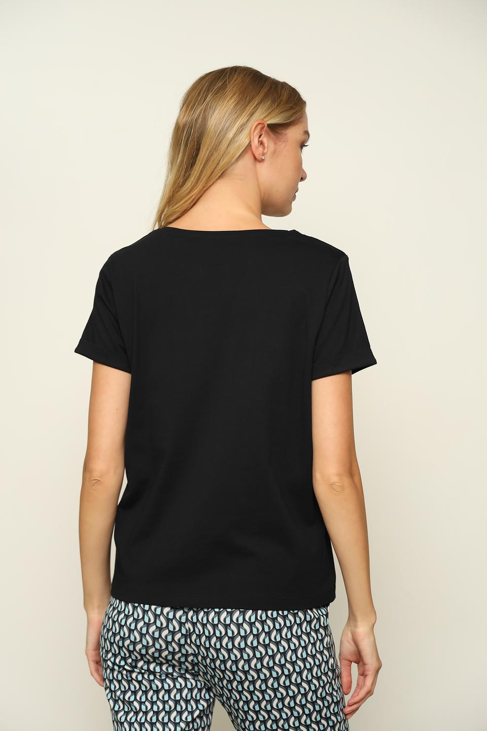 Футболка Taifun женская чёрная