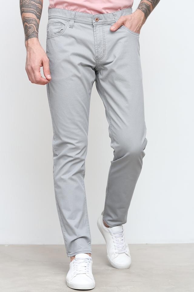 Брюки Hattric серые slim fit