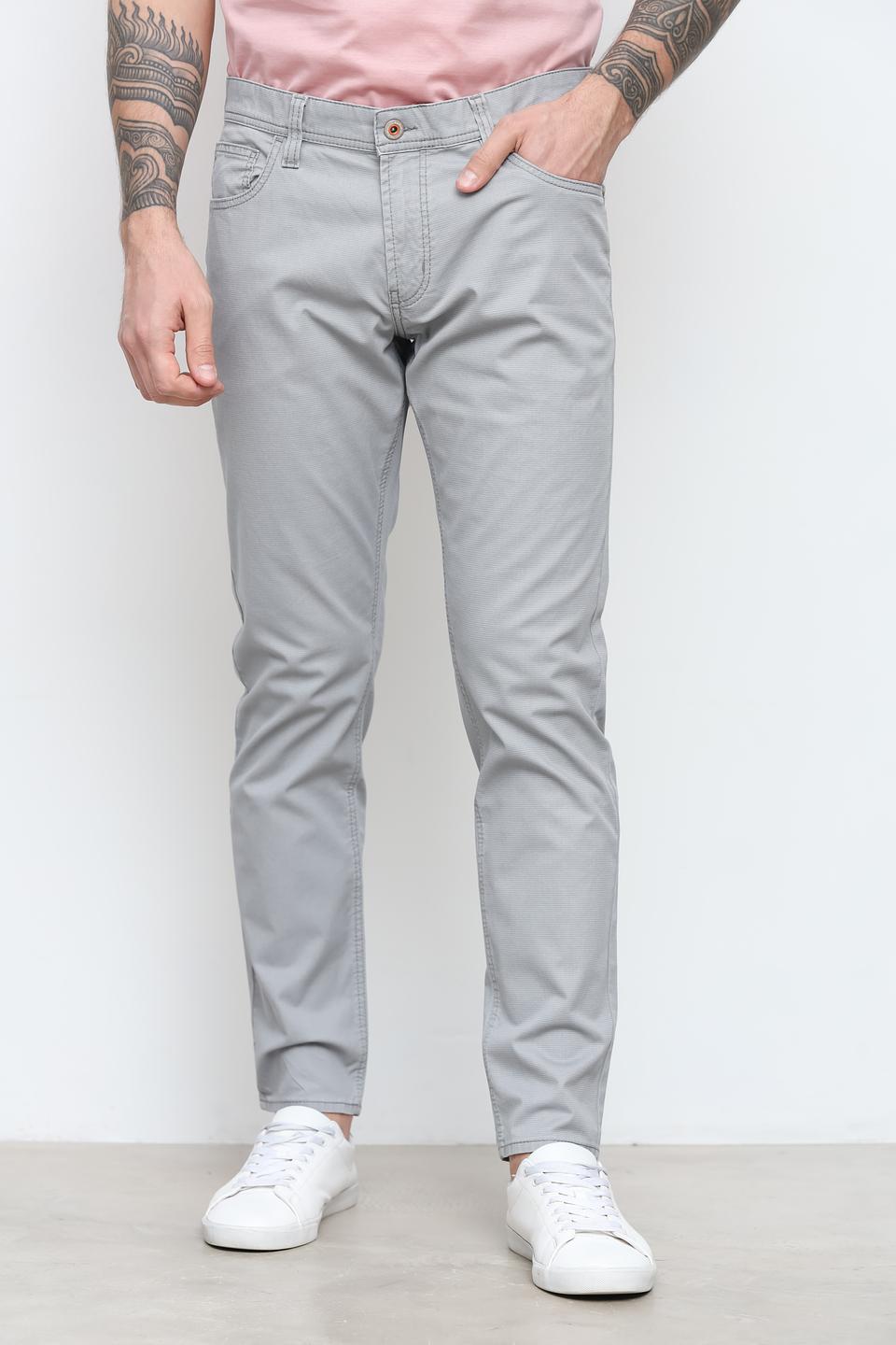 Брюки Hattric серые slim fit