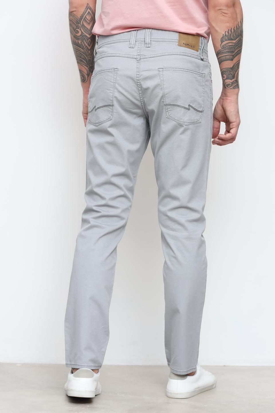 Брюки Hattric серые slim fit