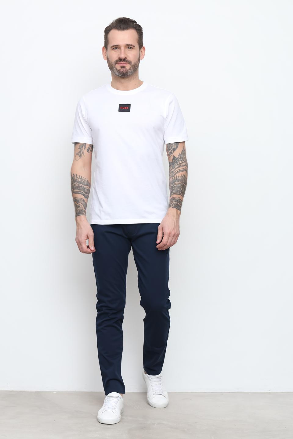 Брюки Hattric slim fit синие