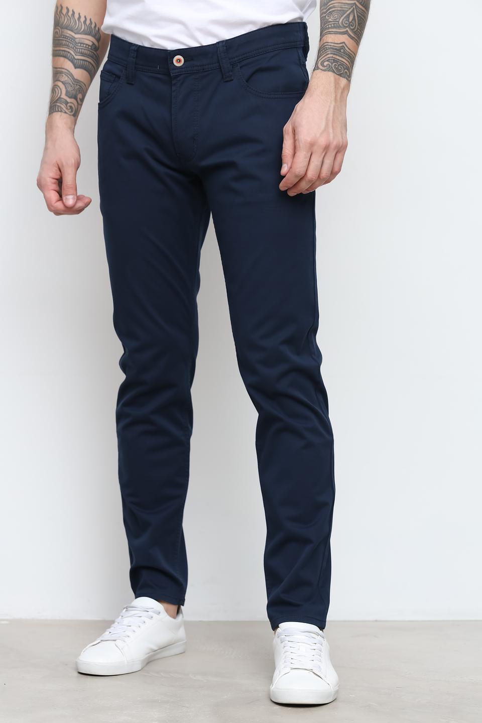 Брюки Hattric slim fit синие