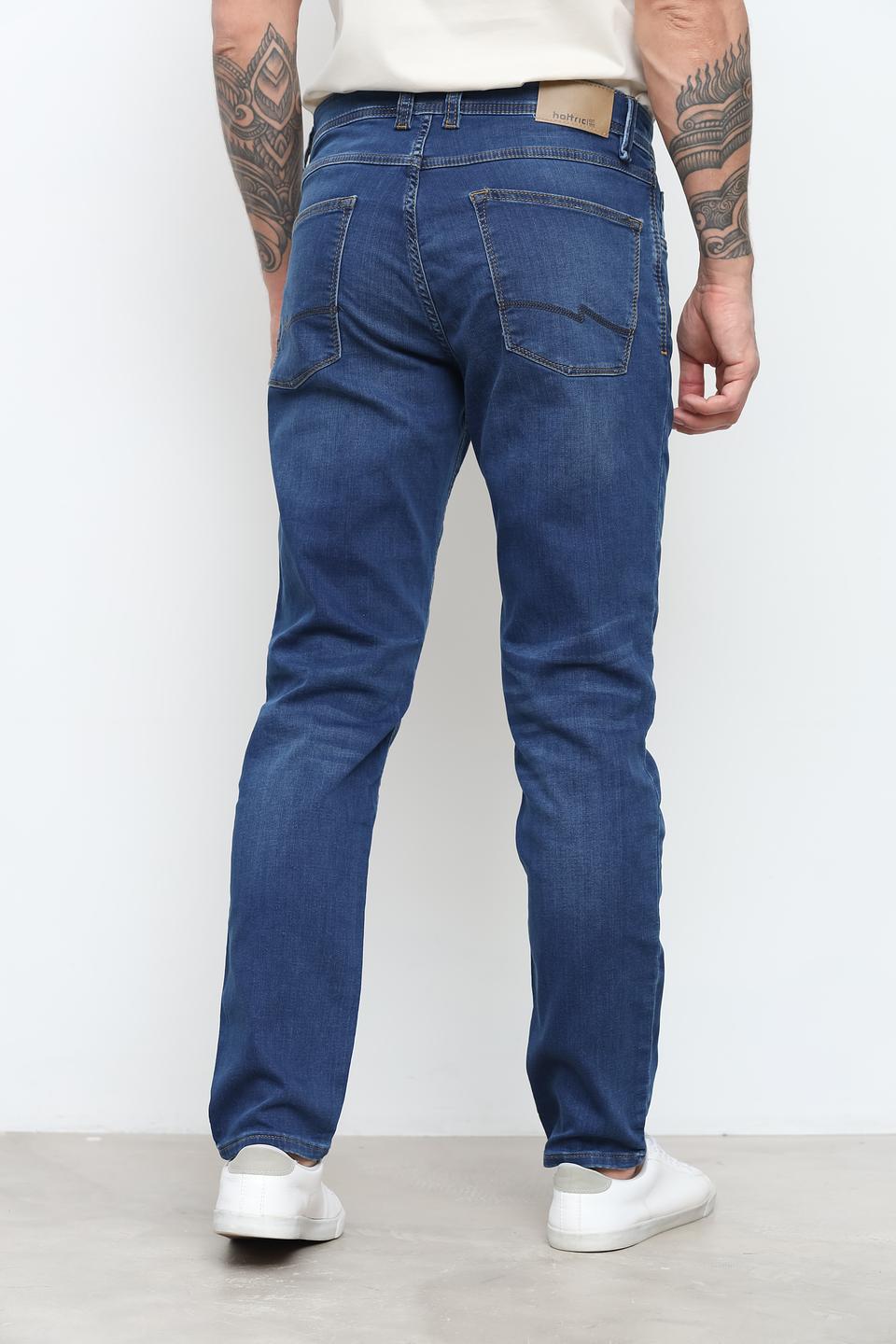 Джинсы Hattric синие slim fit