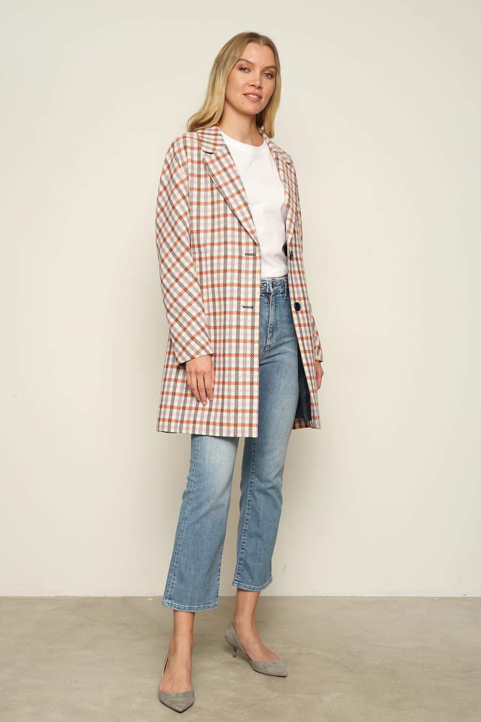 Пальто Bugatti в клетку