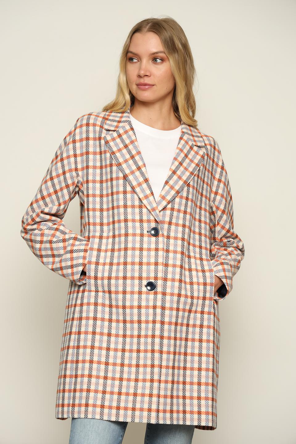 Пальто Bugatti в клетку