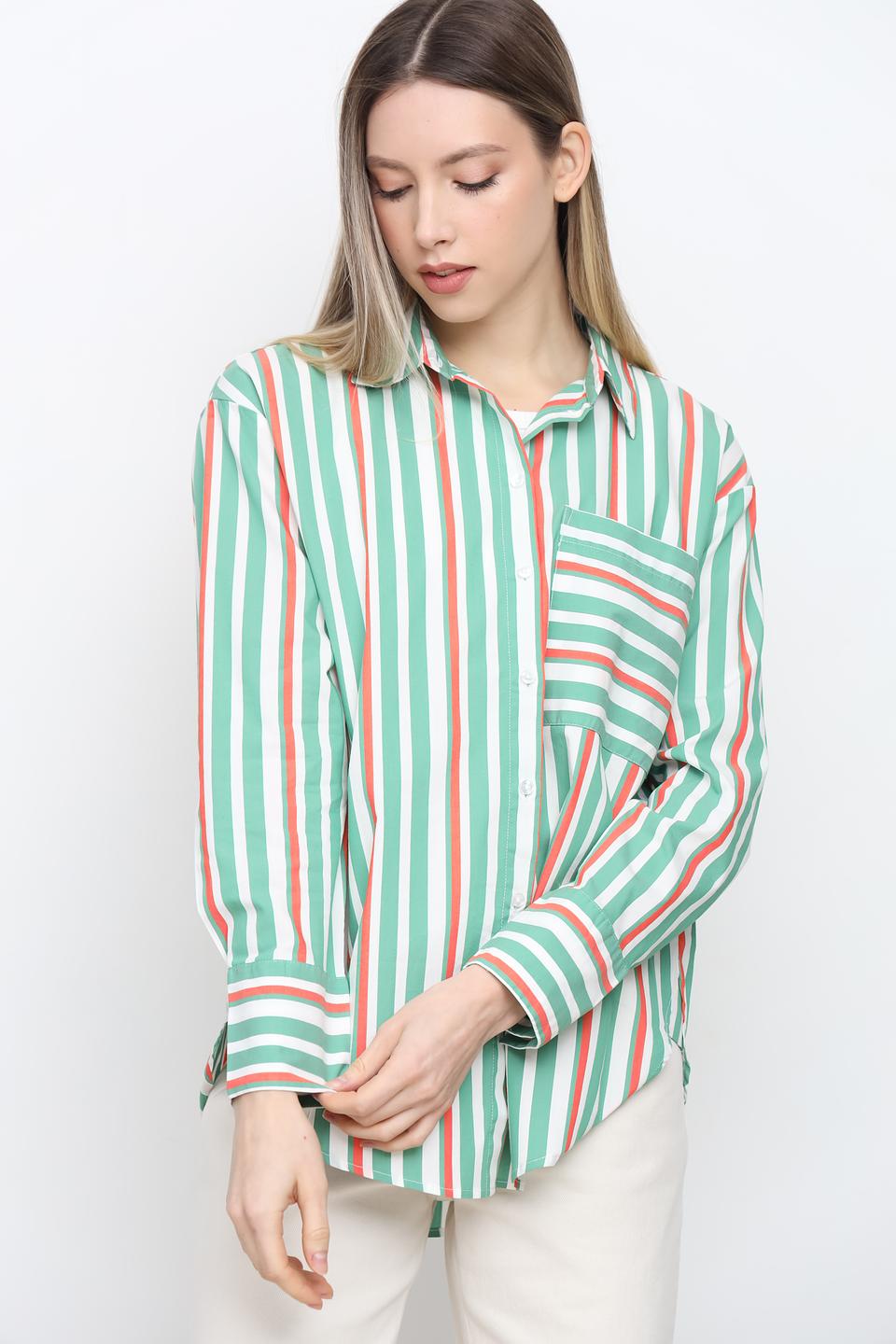 Рубашка Tom Tailor в полоску