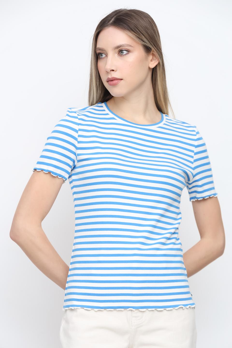 Футболка Tom Tailor в полоску голубую
